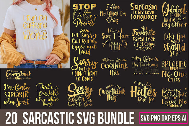 Sarcastic SVG Bundle SVG nirmal108roy 