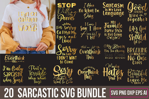 Sarcastic SVG Bundle SVG nirmal108roy 