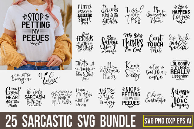 Sarcastic SVG Bundle SVG nirmal108roy 
