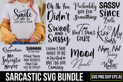 Sarcastic SVG Bundle SVG orpitasn 