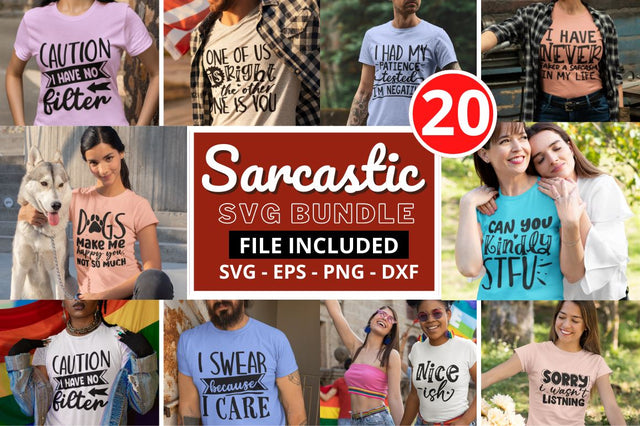 Sarcastic SVG Bundle SVG Regulrcrative 