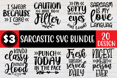 Sarcastic SVG Bundle SVG shah alam 