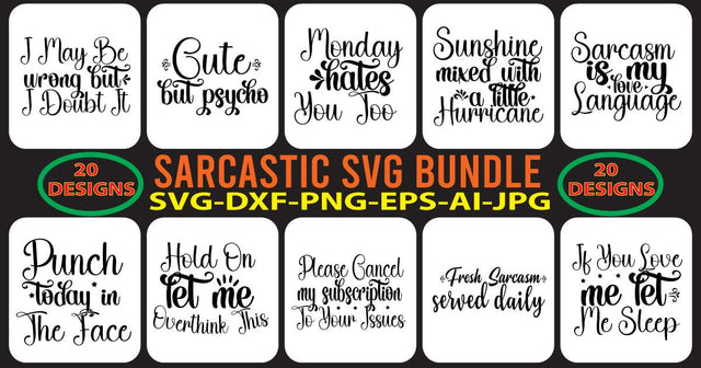 SARCASTIC-SVG-BUNDLE SVG Syaman 