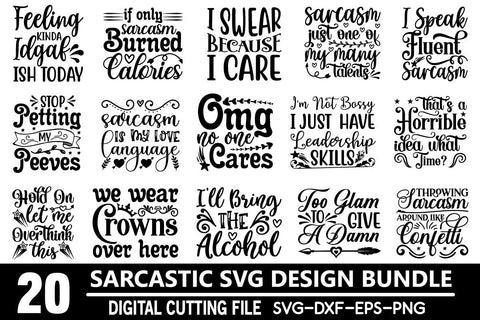 sarcastic svg bundle vol 5 SVG buydesign 