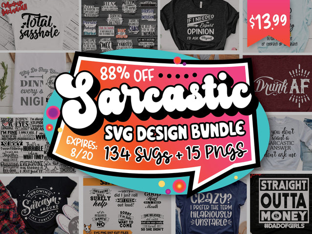 Sarcastic SVG Design Bundle Bundle So Fontsy Design Shop 