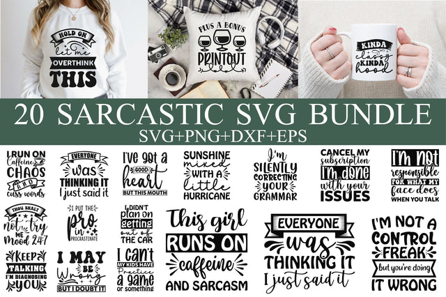 Sarcastic SVG Design Bundle SVG Rupkotha 