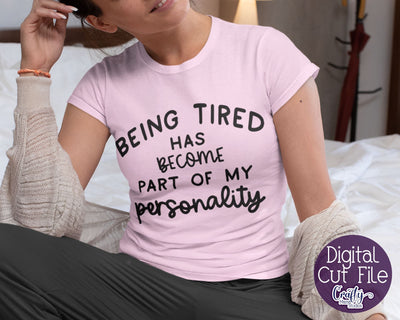 Sarcastic Svg, Funny Svg, Sarcasm Quote, Tired, Being Tired SVG Crafty Mama Studios 