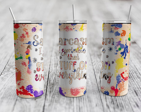 Sarcastic Tumbler Sublimation Designs Bundle, 20 Oz Skinny Tumbler Sarcastic Designs, Sarcastic Quote Tumbler Wraps, Sarcasm PNG, 10 Designs Sublimation HappyDesignStudio 