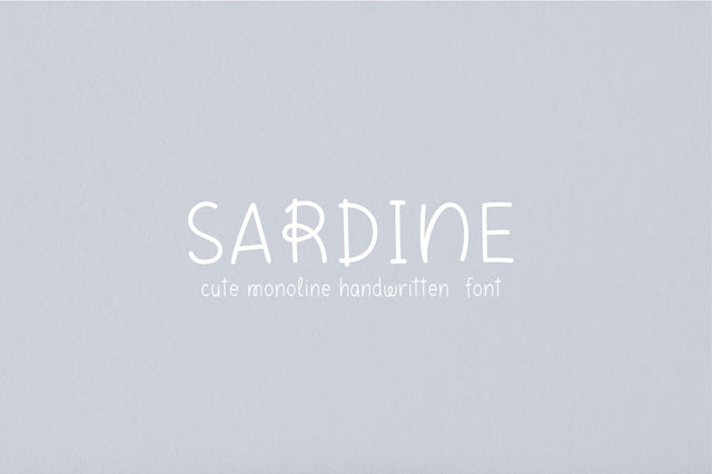 Sardine Font Sunday Nomad 