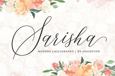 Sarisha Script Font Solidtype 