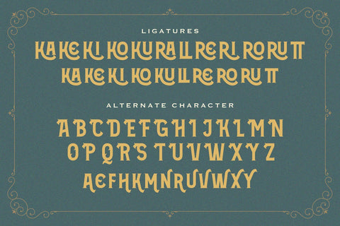 Sarkowik - Victorian Style Font Font StringLabs 