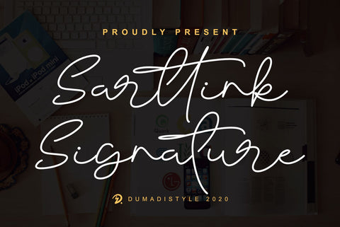 Sartting Signature Font Dumadistyle 