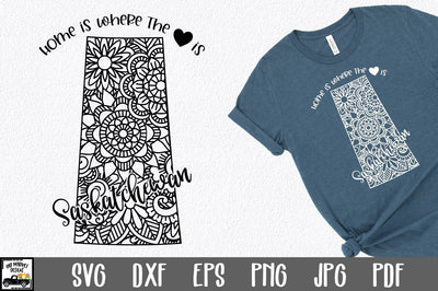 Saskatchewan SVG File - Canada Mandala Design SVG Old Market 