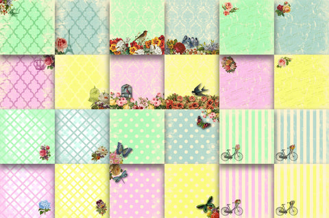 Sassy and Chic Digital Papers Sublimation Old Market 