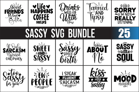 Sassy Bundle SVG, sassy svg bundle SVG orpitasn 