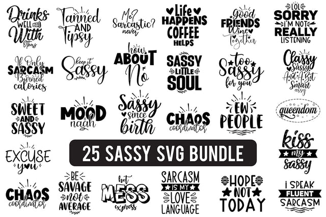 Sassy Bundle SVG, sassy svg bundle SVG orpitasn 