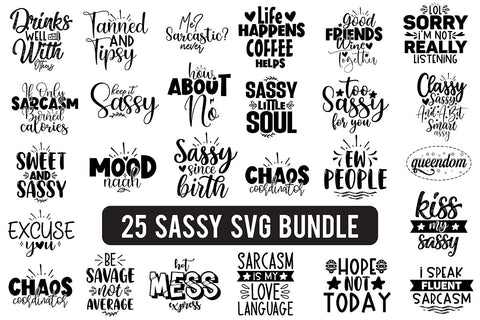 Sassy Bundle SVG, sassy svg bundle SVG orpitasn 