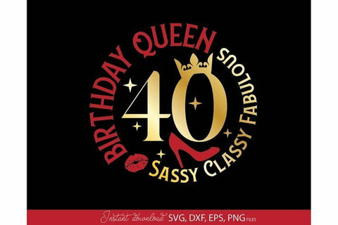 Sassy Classy Faboulous SVG | Birthday SVG Bundle | 30th 40th 50th Birthday Shirts SVG March Design Studio 