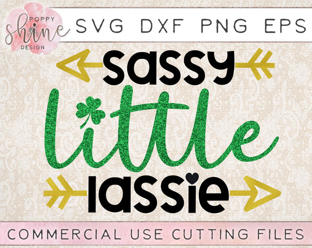 Sassy Little Lassie SVG Poppy Shine Design 