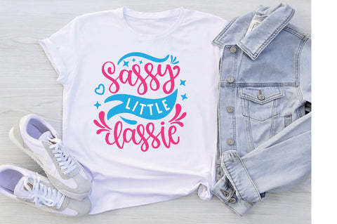 Sassy Little Lassie SVG SVG Creativeart88 