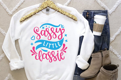 Sassy Little Lassie SVG SVG Creativeart88 