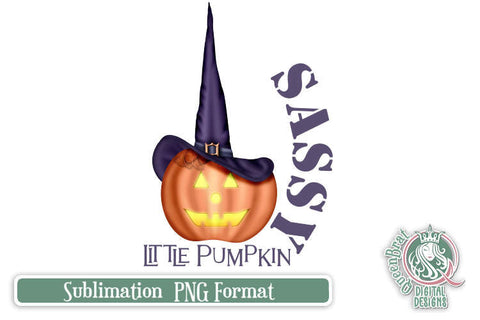 Sassy Little Pumpkin Sublimation Sublimation QueenBrat Digital Designs 