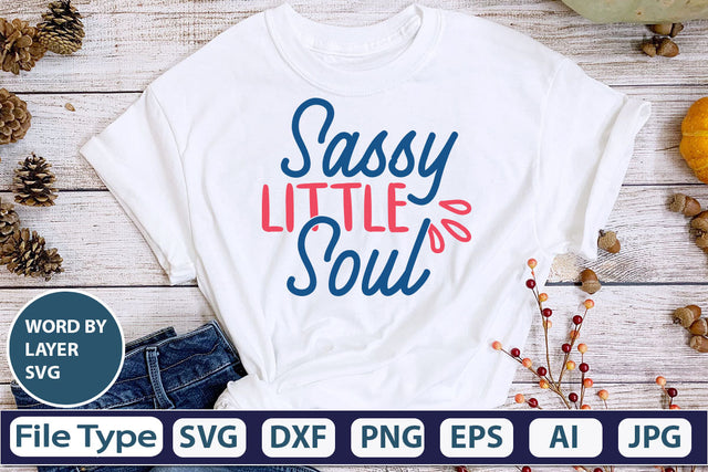 Sassy Little Soul SVG Cut File SVG DesignPlante 503 
