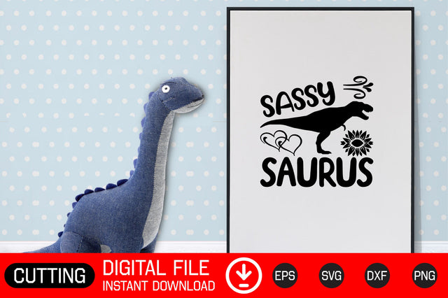 Sassy Saurus SVG CraftlabSvg29 