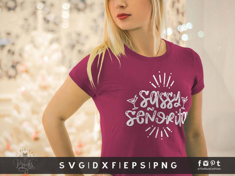 Sassy Senorita | Cinco De Mayo Cut File SVG TheBlackCatPrints 