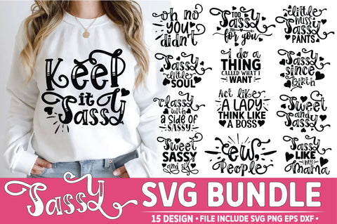 Sassy SVG Bundle SVG Ariyan 