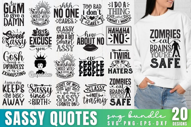 Sassy SVG Bundle SVG DESIGNISTIC 
