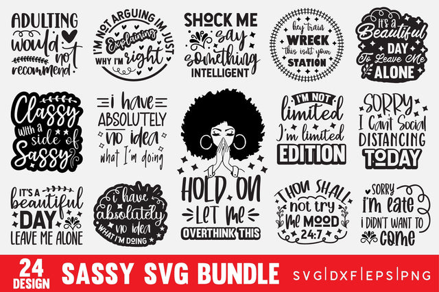 Sassy Svg Bundle SVG md faruk hossain 