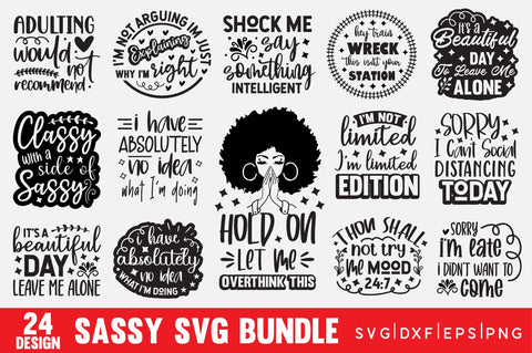 Sassy Svg Bundle SVG md faruk hossain 