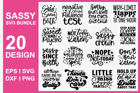 Sassy Svg Bundle SVG md faruk hossain 