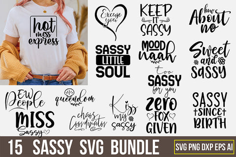 Sassy SVG Bundle SVG nirmal108roy 