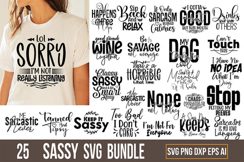 Sassy SVG Bundle SVG nirmal108roy 