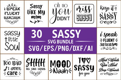 Sassy SVG Bundle SVG nirmal108roy 