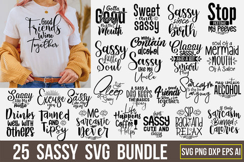Sassy SVG Bundle SVG nirmal108roy 