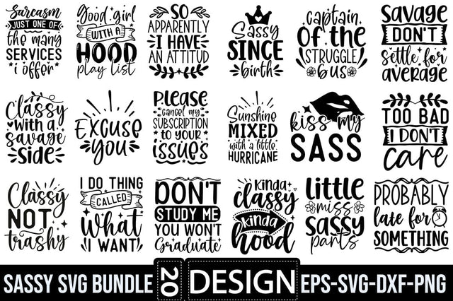 Sassy SVG Bundle SVG SH_Tee store 