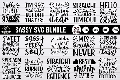sassy svg bundle vol 1 SVG buydesign 