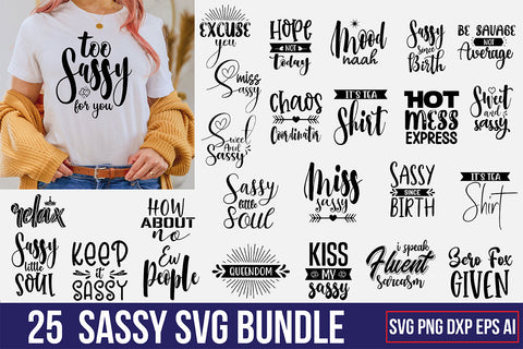 Sassy SVG Bundle, Vol 2 SVG nirmal108roy 