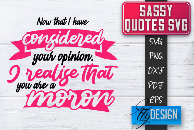 Sassy SVG | Sassy Quotes SVG | Sarcastic Sayings SVG SVG Fly Design 