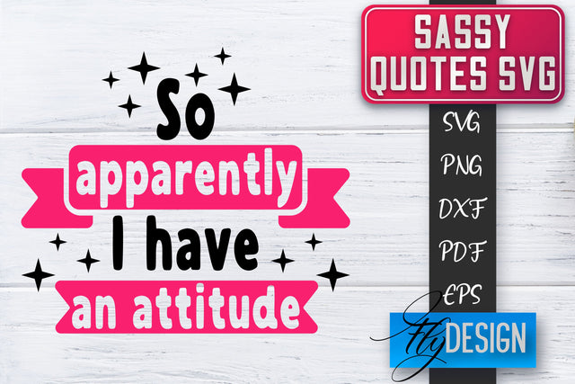 Sassy SVG | Sassy Quotes SVG | Sarcastic Sayings SVG SVG Fly Design 