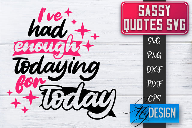 Sassy SVG | Sassy Quotes SVG | Sarcastic Sayings SVG SVG Fly Design 
