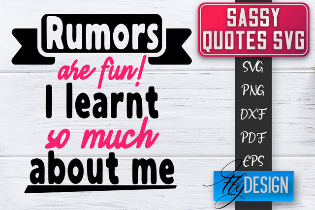 Sassy SVG | Sassy Quotes SVG | Sarcastic Sayings SVG SVG Fly Design 