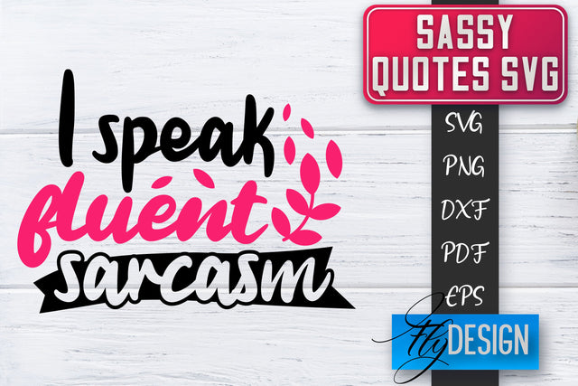 Sassy SVG | Sassy Quotes SVG | Sarcastic Sayings SVG SVG Fly Design 