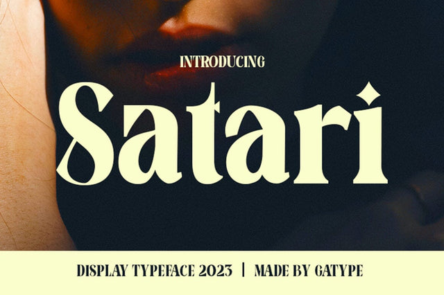 Satari Font gatype 