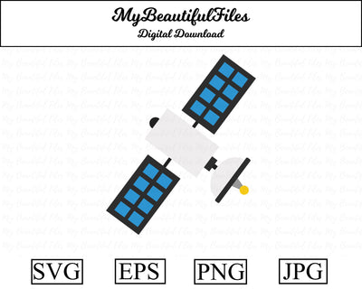 satellite - space SVG MyBeautifulFiles 