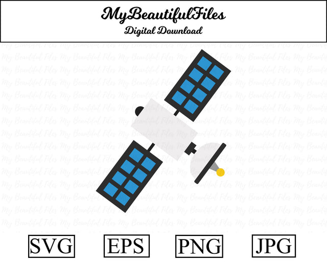 satellite - space SVG MyBeautifulFiles 