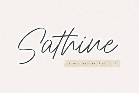 Sathine Font Aestherica Studio 